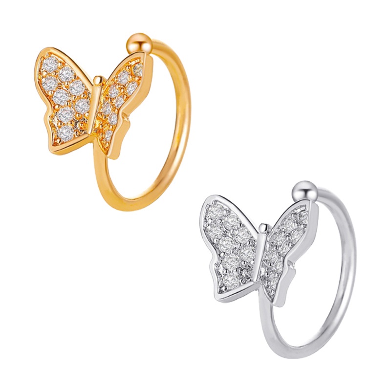 1 Pc Anting Klip Tanpa Tindik Desain Daun Kristal Berlian Imitasi Warna Emas Gaya Korea Untuk Hadiah