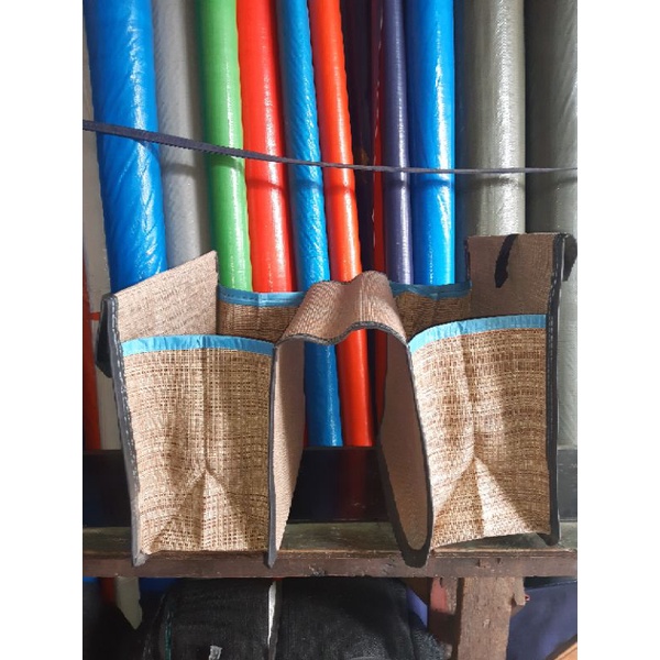 Tas motor goni tebal / karpet turki, Tas obrok, barang, kurir, dongdang, sadel bag