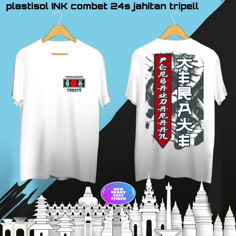 Kaos TERATE Japan (free sticker)