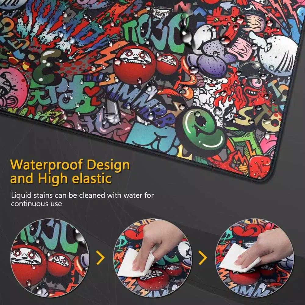 Mousepad gaming Jumbo  400 x 900 mm Berkualitas Mouse pad Gaming Anti Air