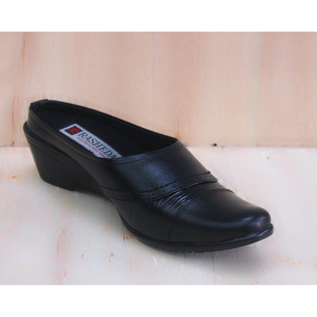 Sepatu Sandal Wanita Kulit Asli Rasheda SM 03 Selop Tutong Bustong