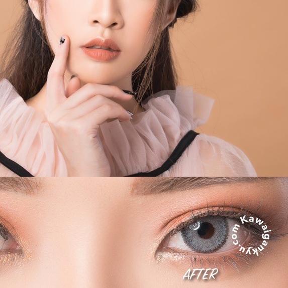 Kawai Gankyu softlens Dreamcolor matake gray