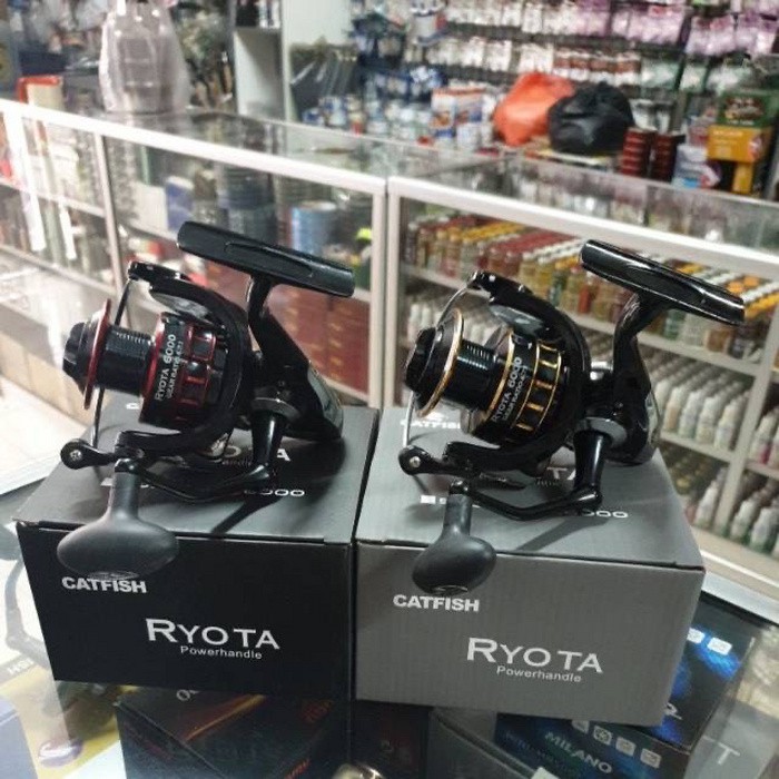 Dijual Reel Catfish Ryota Power handle 6000 terbaik