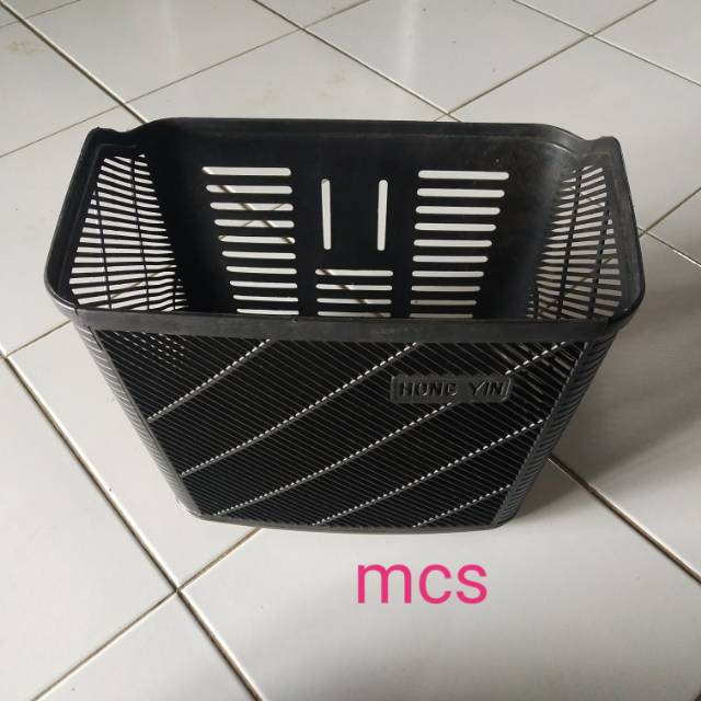 Promo Keranjang Plastik Besar Sepeda Dewasa Siera Mini Jengki Murah