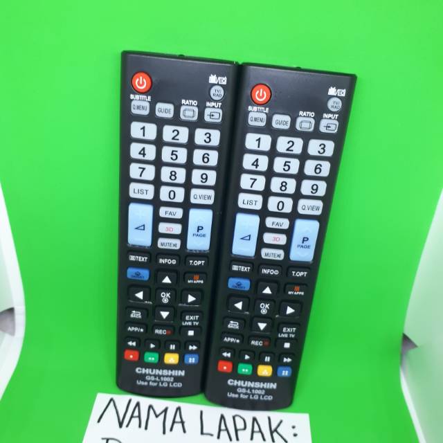 REMOTE REMOT TV LED LCD LG CHUNSHIN SUPER ORIGINAL