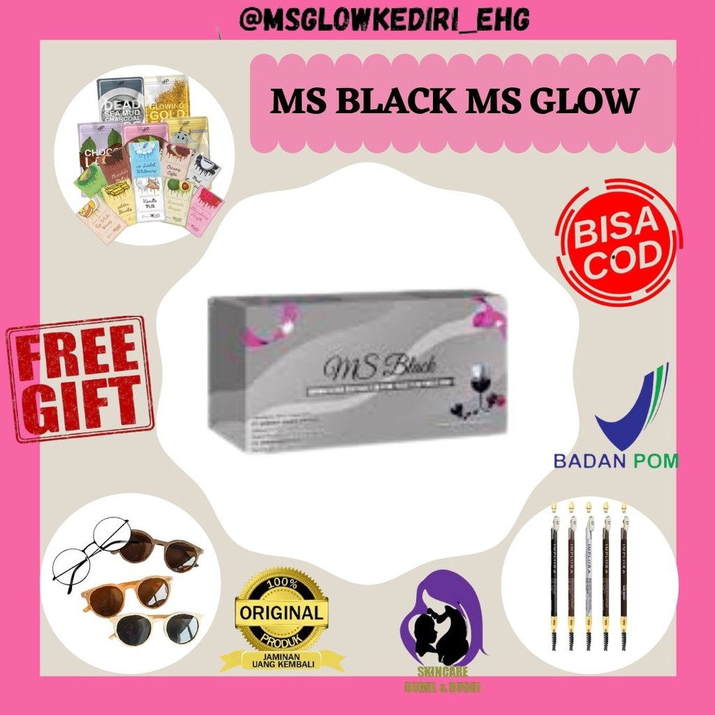 MS GLOW MS SLIM ORIGINAL BPOM / MS BLACK MS GLOW / MINUMAN PELANGSING / MS BLACK MS GLOW / MS BLACK