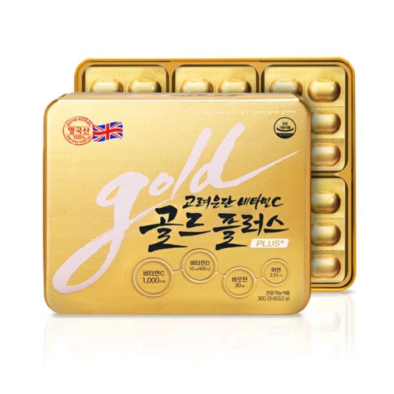 VITAMIN C 1000 N VIT D KOREA EUNDAN GOLD PLUS ( ISi 5 STRIP 30 TABLETS )