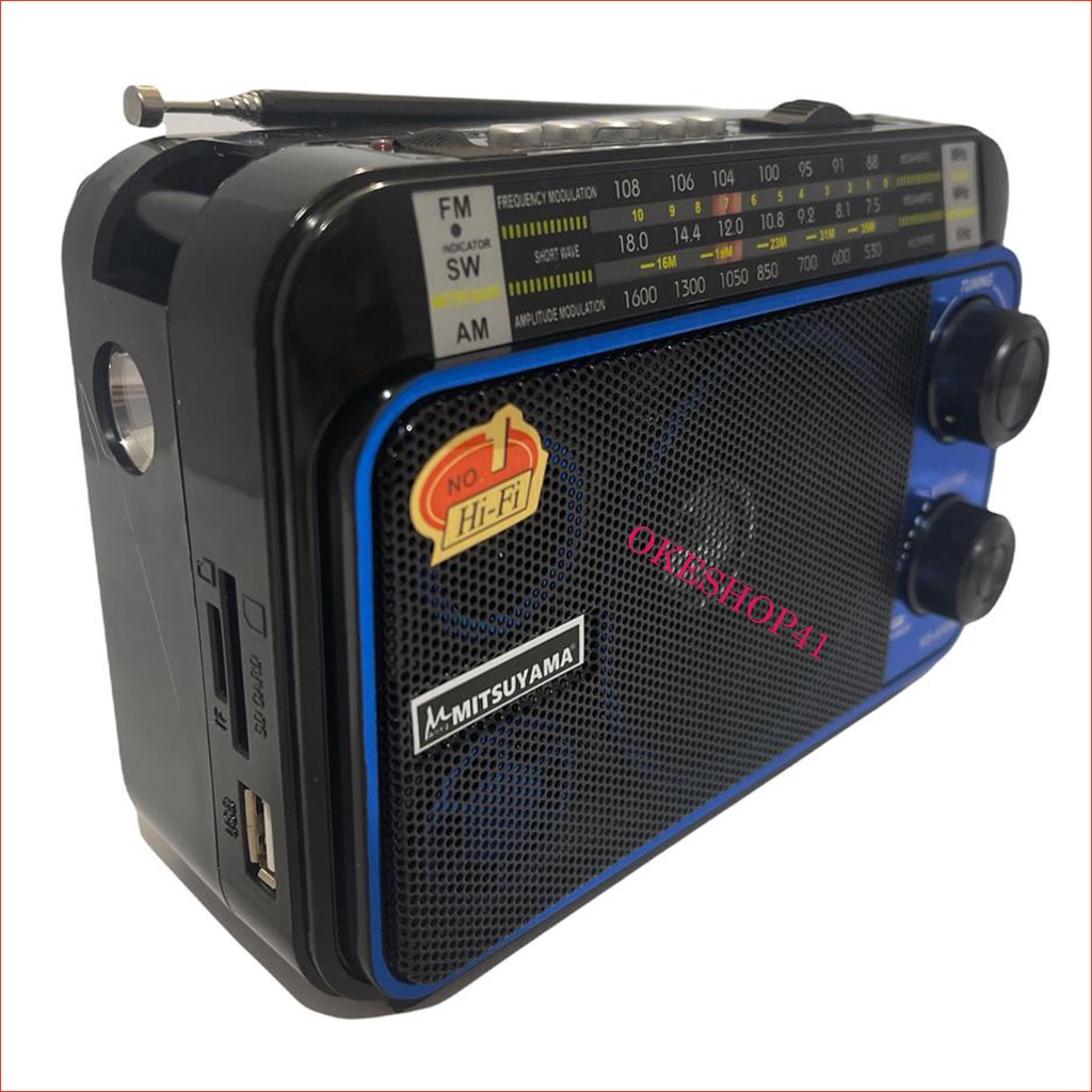 Radio Mitsuyama MS-4045 Usb Sd Mp3 Am-Fm Portable Radio