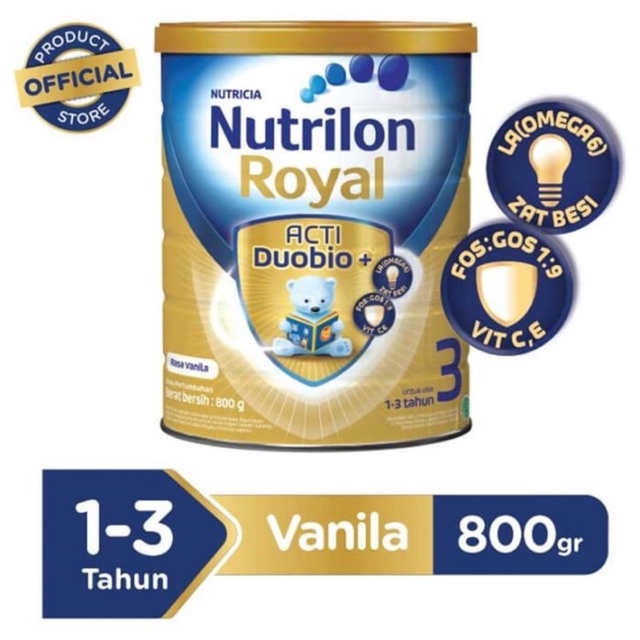 

Nutrilon royal 3 anti duo vanila 800 gram