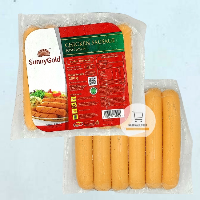 Sunny Gold Sosis Ayam Chicken Sausage 200gram / 400gram