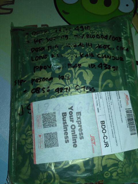 Asifa Batik Hrb026 Kenongo Kemeja Tosca Pendek Pekalongan Padi M L Xl Sogan Tulis Halus Kemeja Batik