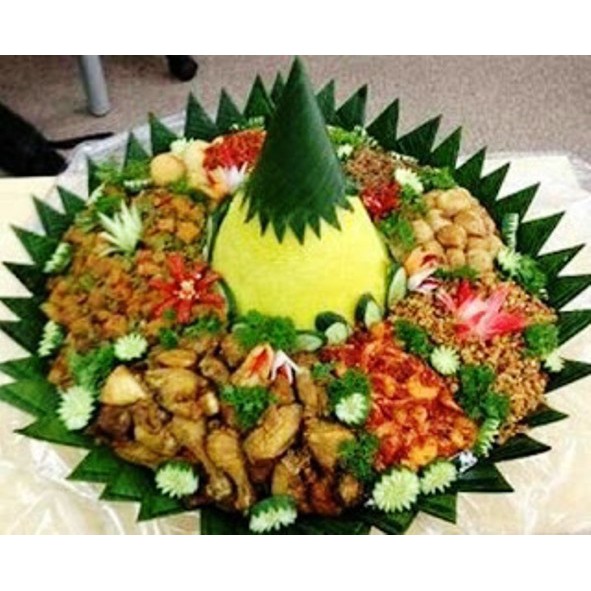 Paling Inspiratif Gambar  Hiasan Tumpeng  Nasi Kuning 