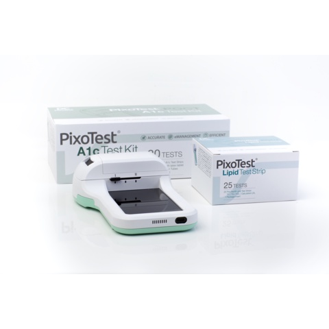 PixoTest POCT Analyzer multiple IVD test HbA1c & Lipid