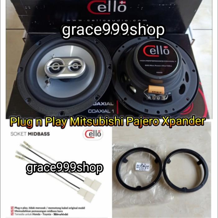 Speaker Coaxial Cello 3Way 6.5Inch Pnp Oem Mitsubishi Pajero Xpander