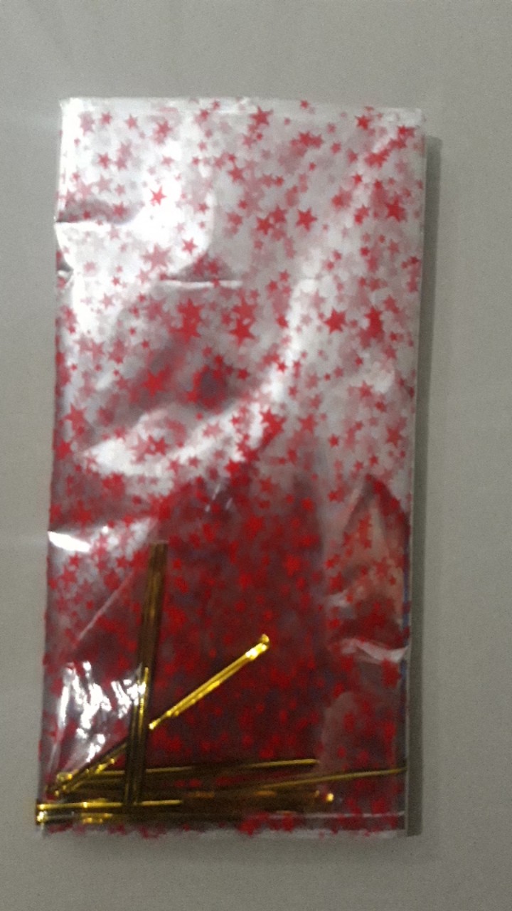 Isi12pcs Opp Bintang 22x45cm Kantong Plastik Opp Ultah Polos 22x45cm Bintang Ulang Tahun Souvenir