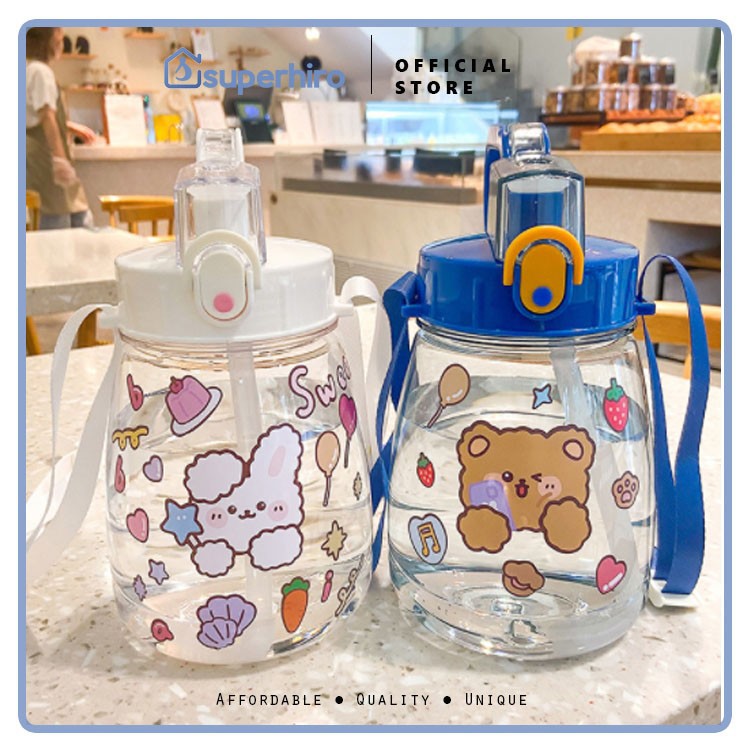 Tempelan Stiker Sticker 3D Boneka Botol Lucu Cute Motif Karakter Anak