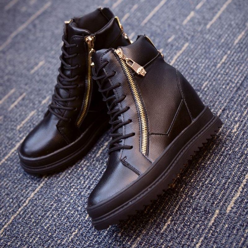 Sepatu Wanita Pria Boots 35-40 Unisex Premium Branded Murah Fashion Olahraga Import Kulit JSB 165