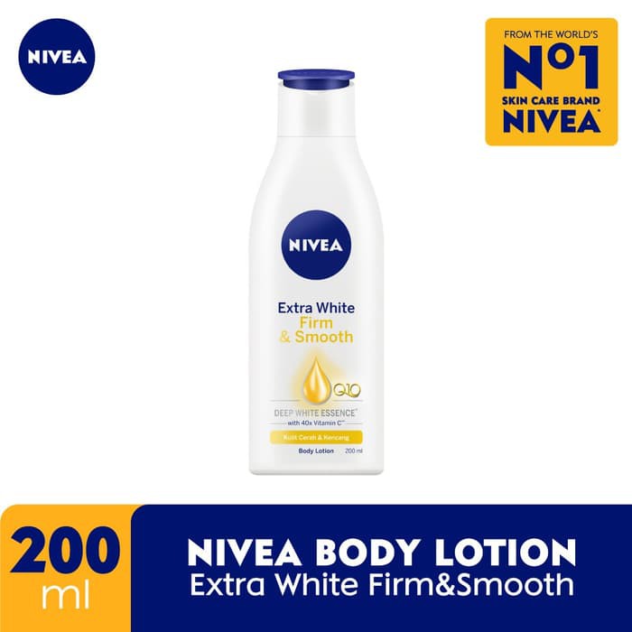 NIVEA BODY LOTION EXTRA WHITE FIRM &amp; SMOOTH - 200ML