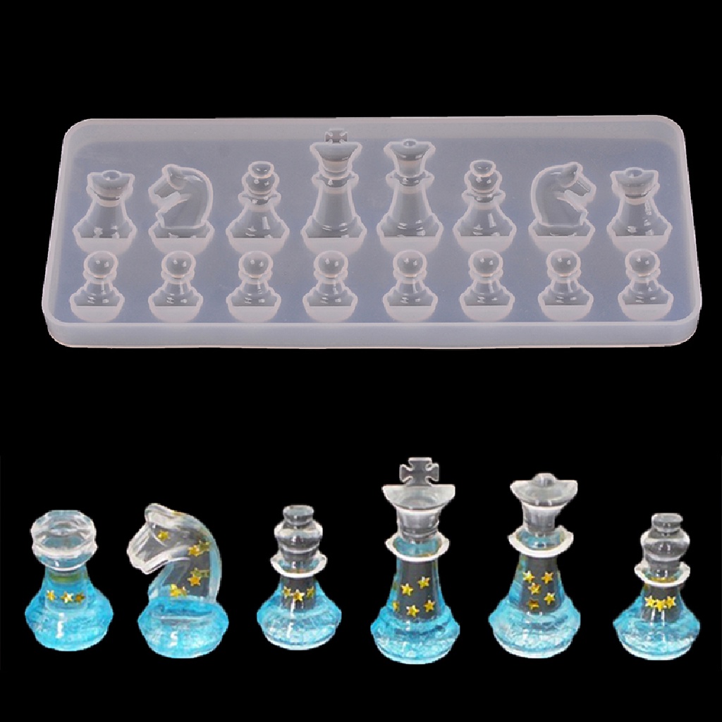 [tiantianbaofu] International chess shape silicone mold diy clay epoxy resin mold pendant mold Boutique