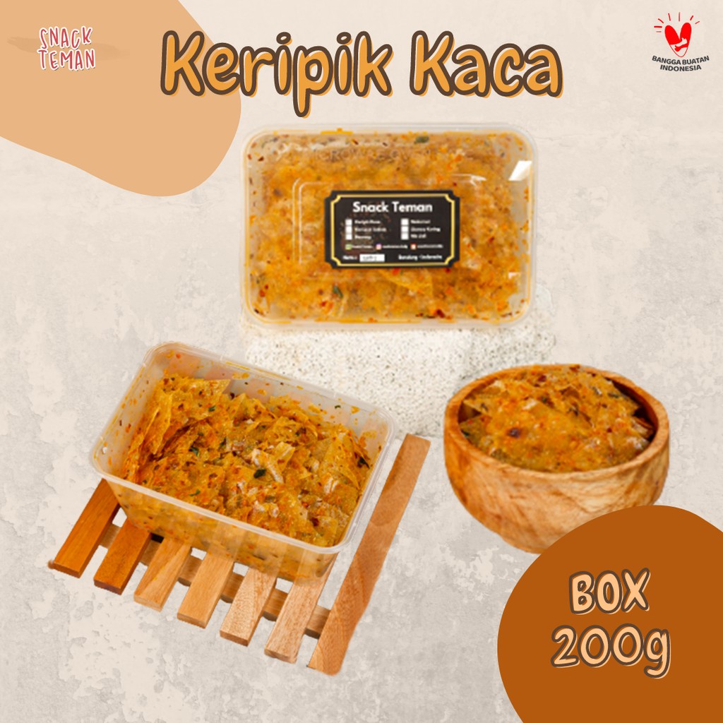 

Keripik Kaca Kripik Beling Kripca Bandung 200 g