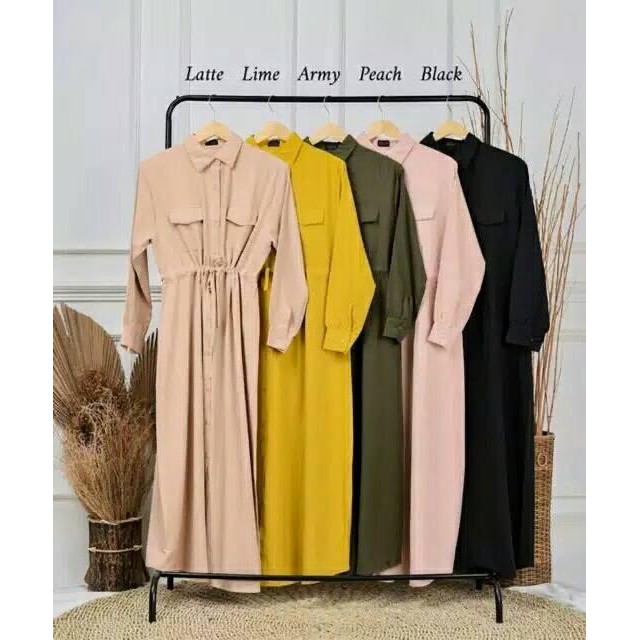 GALDAA MAXY DRESS/ DRESS GAMIS FULL KANCING PUSATGROSIR_SOLO