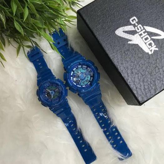 Jam Tangan Couple Merk G-Shock &Baby-G Baterai Ori Bm Free Box Set5 Bunga.Shopping.Mall