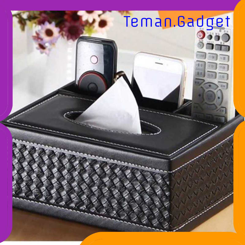 TG-DG2020 ACRDDK KOTAK TISU KULIT MULTIFUNGSI TISSUE BOX ORGANIZER - 34014