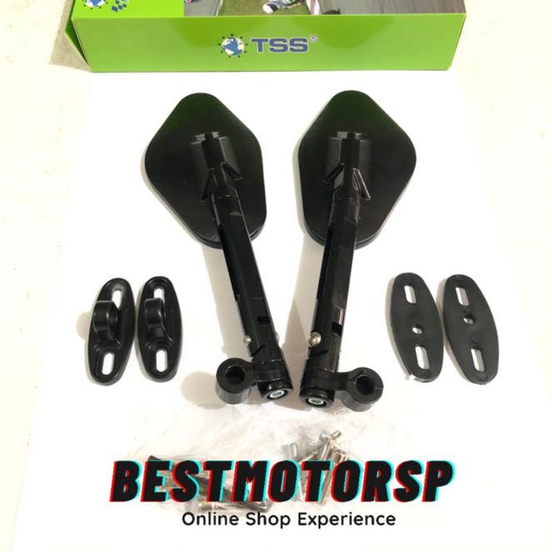 Spion Tomok model Rizoma Elisse oktagon motor Yamaha Nmax V1 V2 Aerox lexi Xmax Vixion Mio Freego