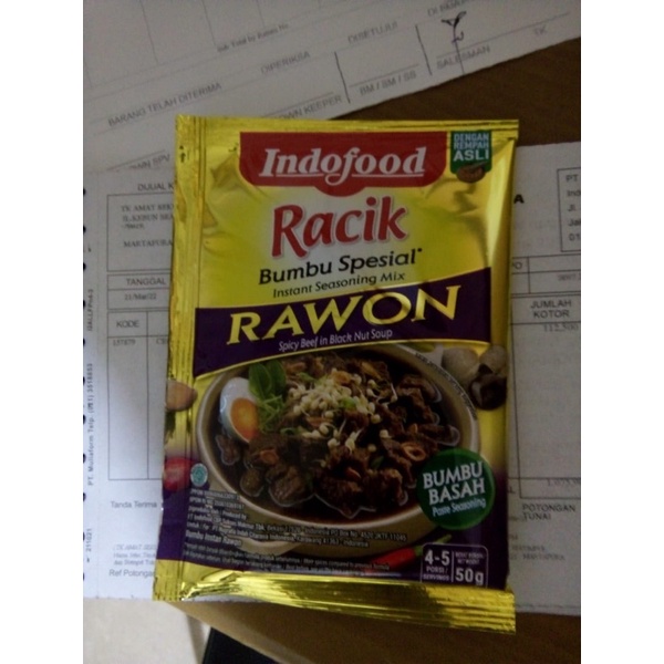 

Bumbu Racik / Bumbu Instan Indofood Kemasan Baru