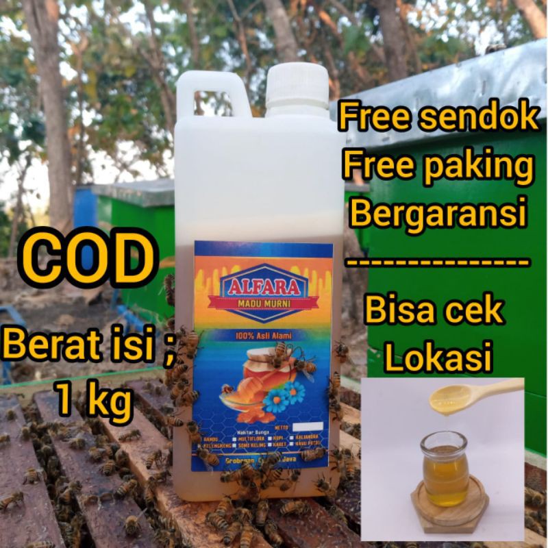 

COD | Madu Murni | Raw Honey 1 kg ( terlaris ) madu asli