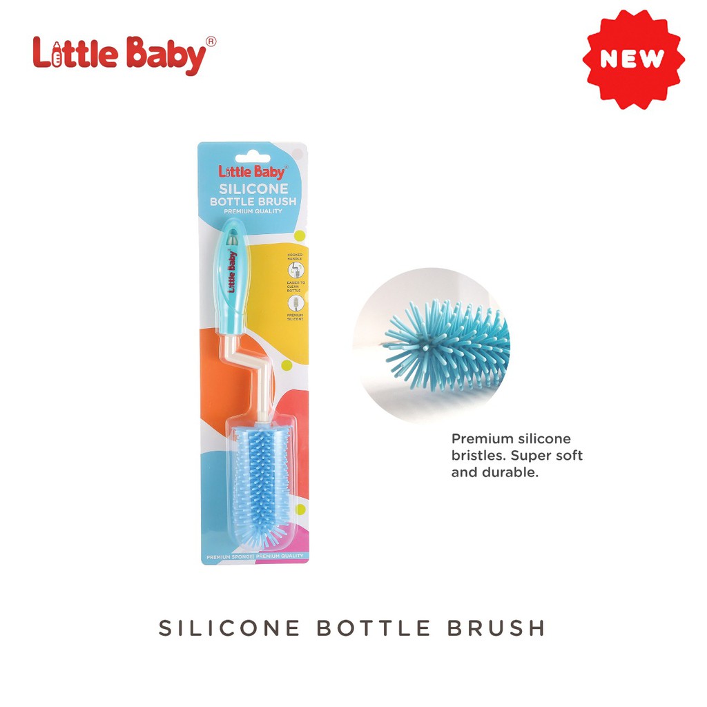 LITTLE BABY SIKAT BOTOL &amp; DOT BOTTLE BRUSH  BAYI 2 in 1