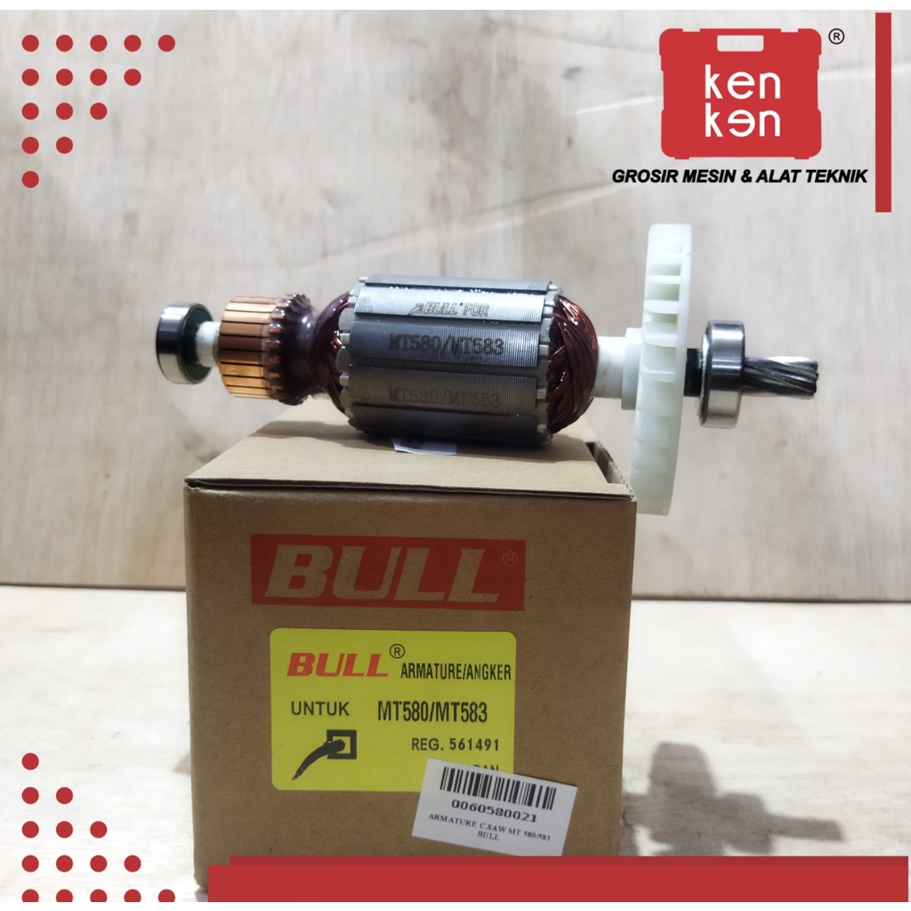 ANGKER MAKTEC MT580 ARMATURE BULL FOR MESIN MAKTEC MT 580 MT580 mt583 583