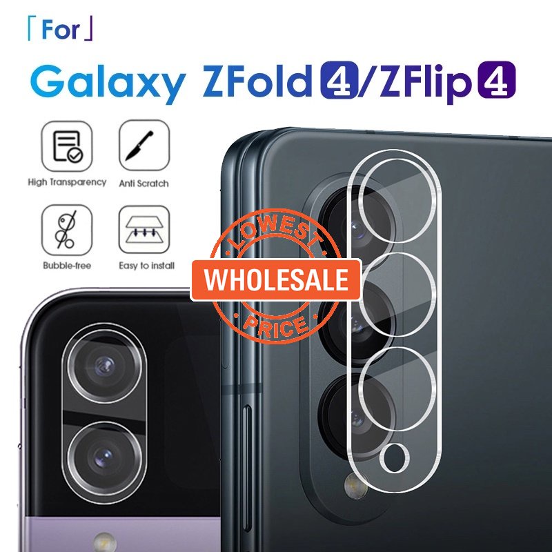 [Harga Grosir]Film Tempered Glass Pelindung Lensa Kamera Belakang Samsung Galaxy Z Fold 4 / Flip 4 Anti Gores