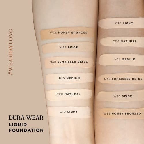 Mineral Botanica Dura Wear Liquid Foundation Lightweight Full -BPOM