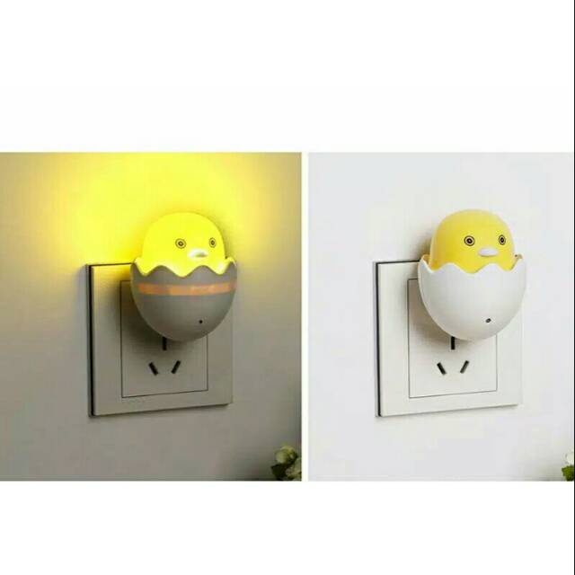 Lamp Chicken Egg Bebek Duck Unik / Lampu Tidur LED Telur Ayam Sensor Cahaya Dekorasi Kamar Night Light Lamp