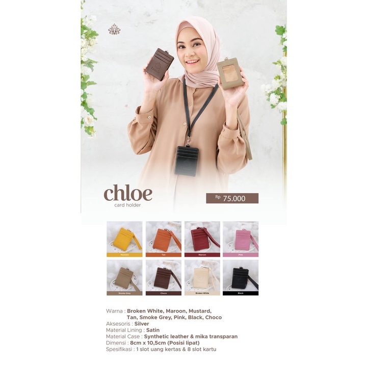 Chloe Card Holder / Kalung Name Tag