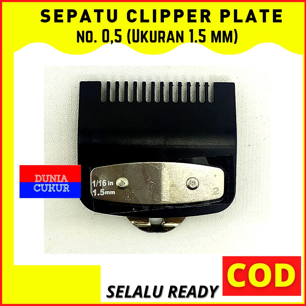 Sepatu Clipper Plate No. 0,5 untuk Mesin Cukur Wahl
