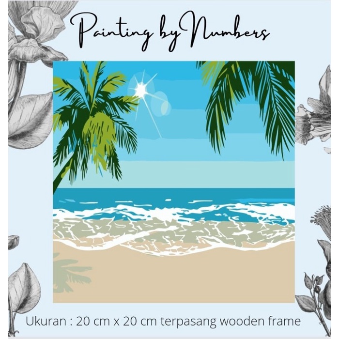 

Produk Terbaru Diy Painting By Number 20X20Cm Kerajinan Tangan - Beach Holiday
