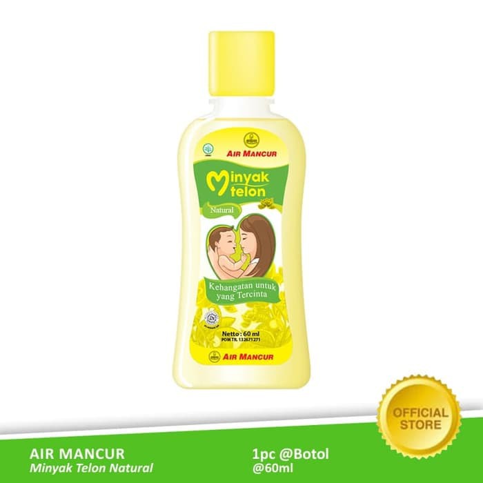 Air Mancur Minyak Telon Natural Botol 60 ml