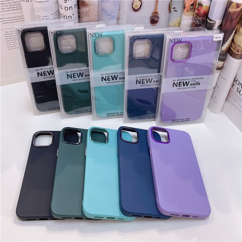 Case Bahan Velvet Shockproof Dengan Kotak Hadiah Untuk IPhone 11 12 13 14 Pro MAX