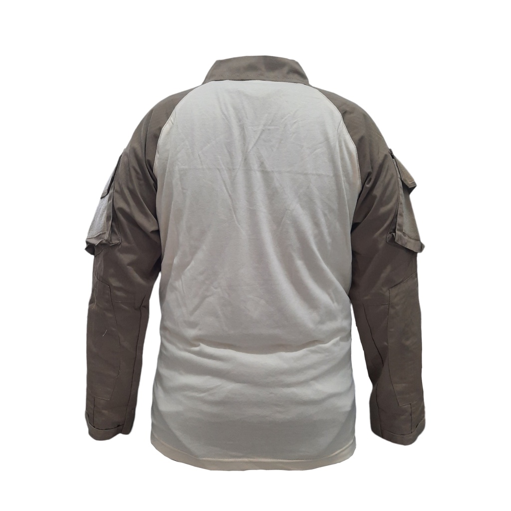 combat shirt tan variasi honeywhite ripstop cotton&amp;cardet 24s