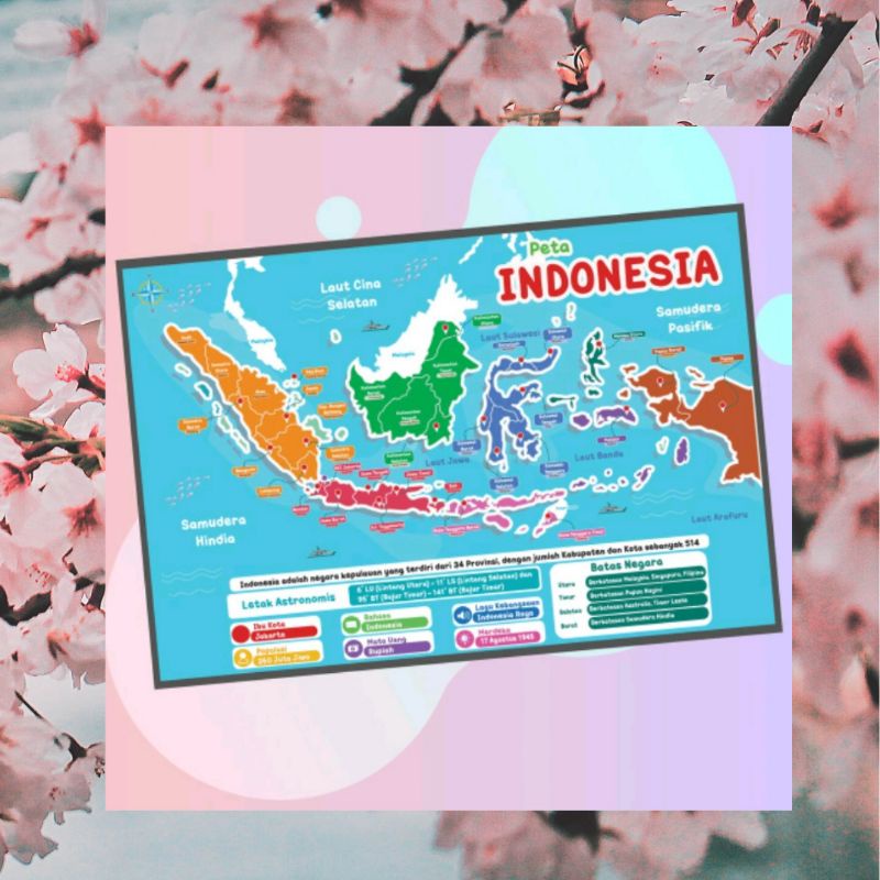 Poster Peta Indonesia (reject)