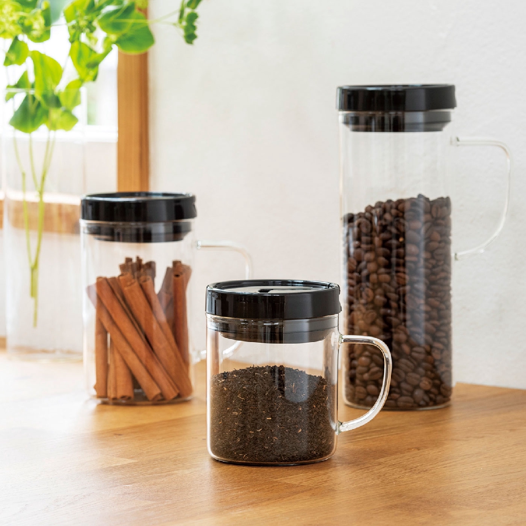 HARIO Coffee Canister Slim S - MCNT-S-B | Storage Kopi dan Snack