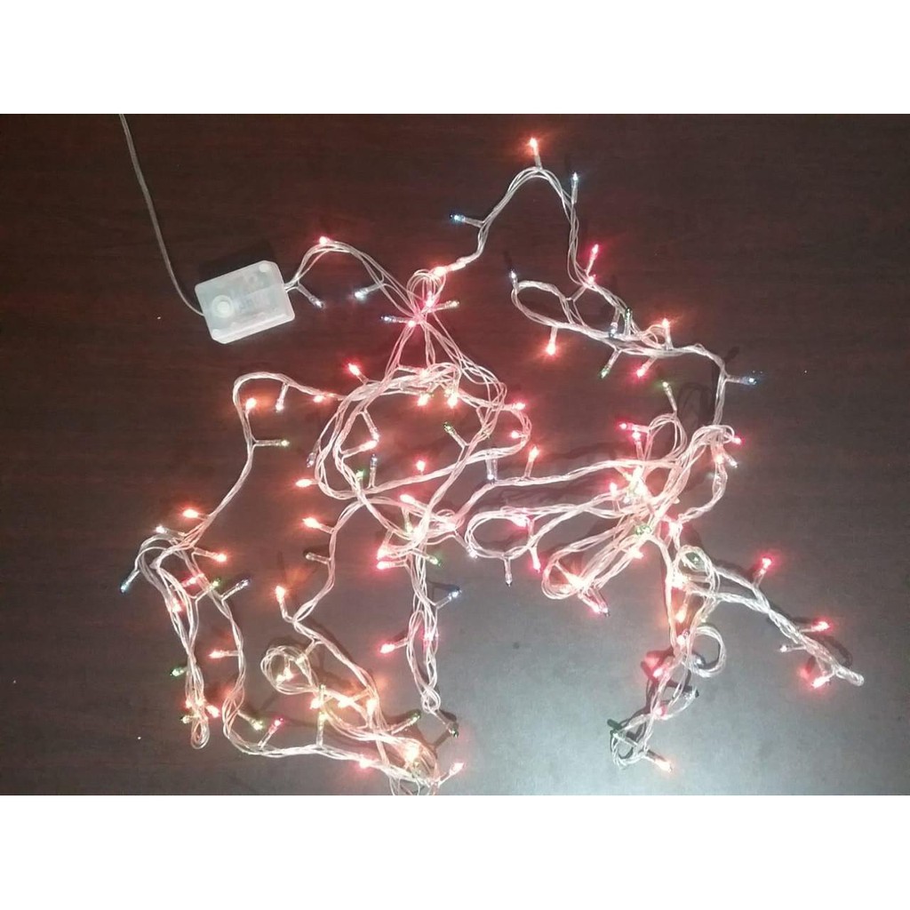 PROMO NATAL DAN TAHUN BARU !!! Lampu Natal / Lampu Hias Pohon Natal 100 pc LED Lampu Beras Warna-i