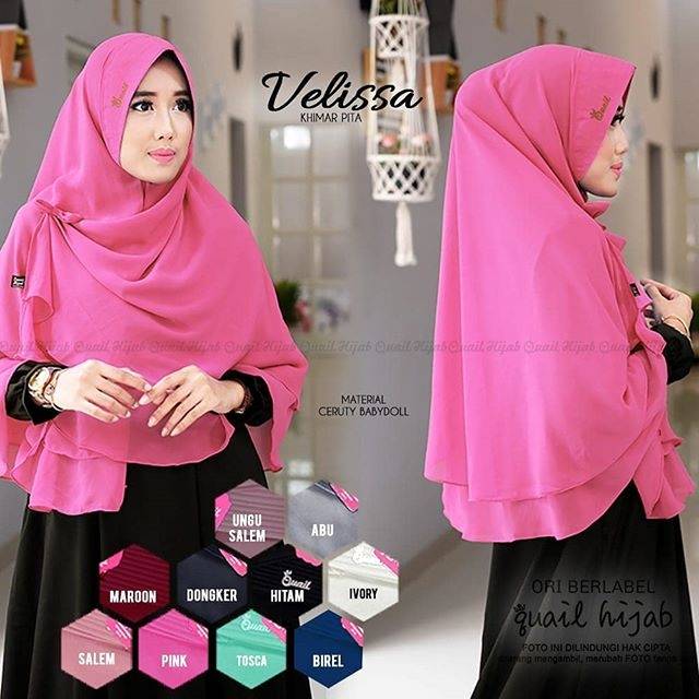Velissa Khimar Pita Ori By Quail Hijab
