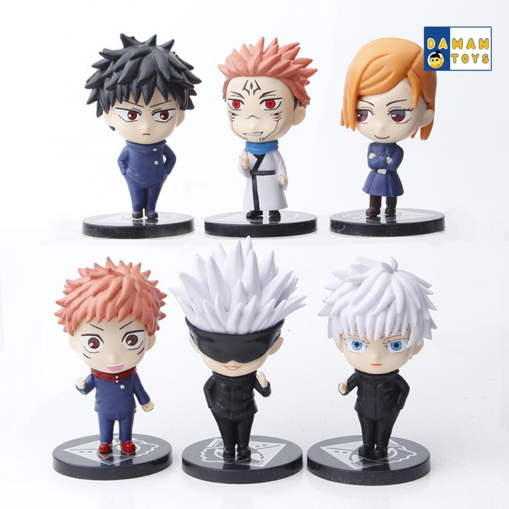 Figure Anime jujutsu Kaisen Gojou Satoru Itadori Fushiguro