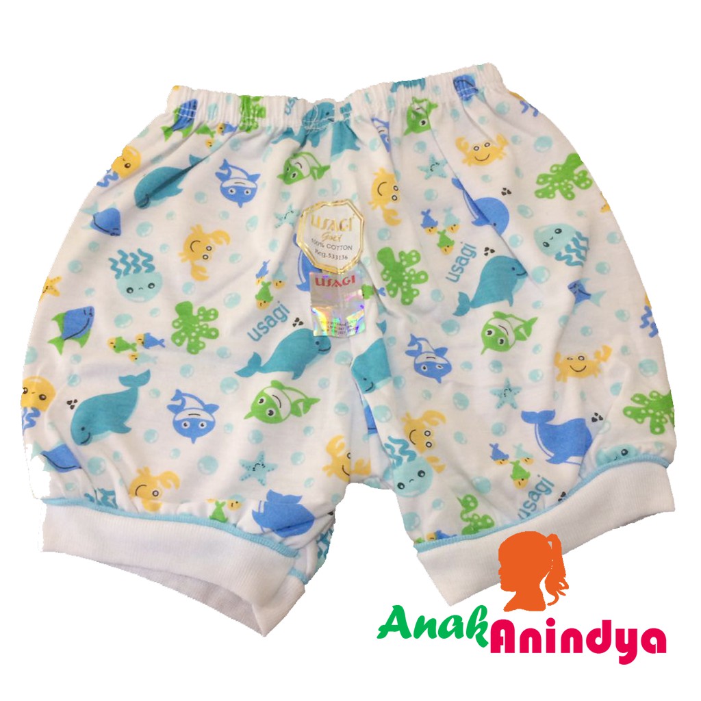 CELANA PENDEK BAYI USAGI GOLD | CELANA PENDEK BAYI MURAH | CELANA BAYI LUSINAN