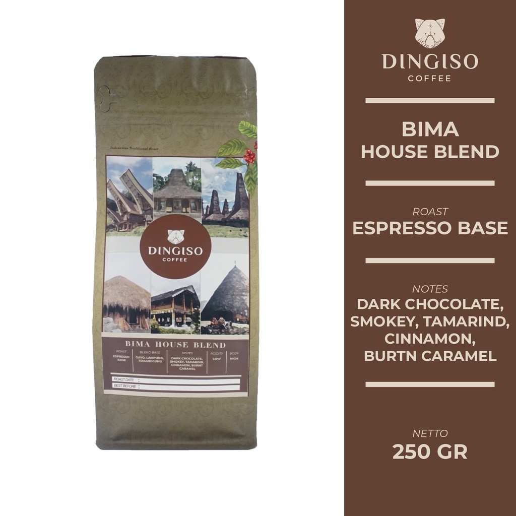 

Kopi House Blend Bima / Roasted Beans / Biji Kopi 250 gr