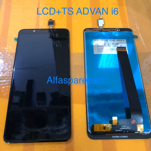 LCD + TS FULLSET ADVAN i6 HITAM / I55K