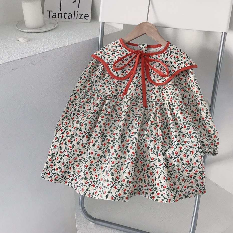 2-6thn | DRESS ANAK KOREA PESTA ELEGAN FORMAL PEREMPUAN MDD MD